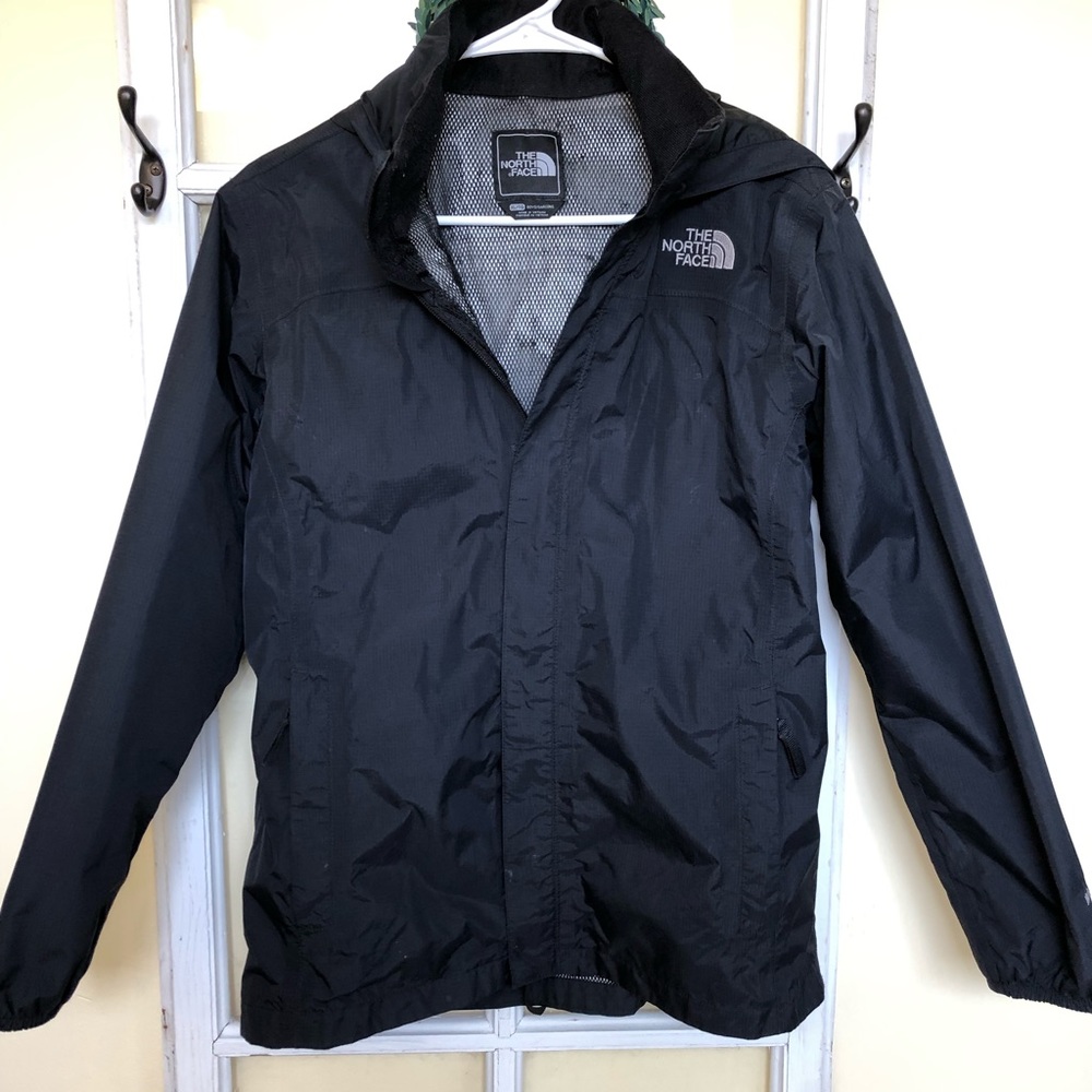 North Face Rain Jacket - Black - BOYS YOUTH XL